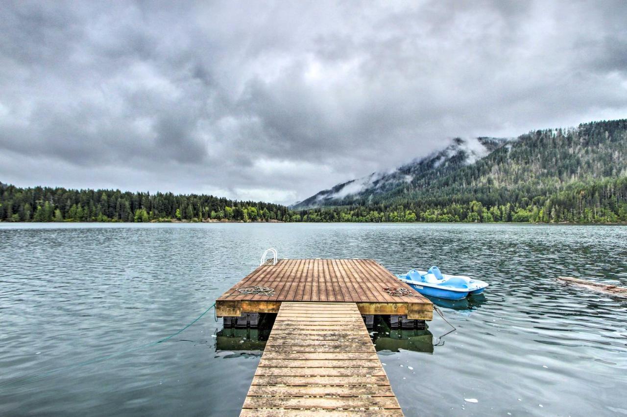 Lakefront Cabin With Stunning Mountain Views And Dock! Mineral Eksteriør bilde